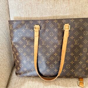 Louis Vuitton Brown Monogram Open Tote
